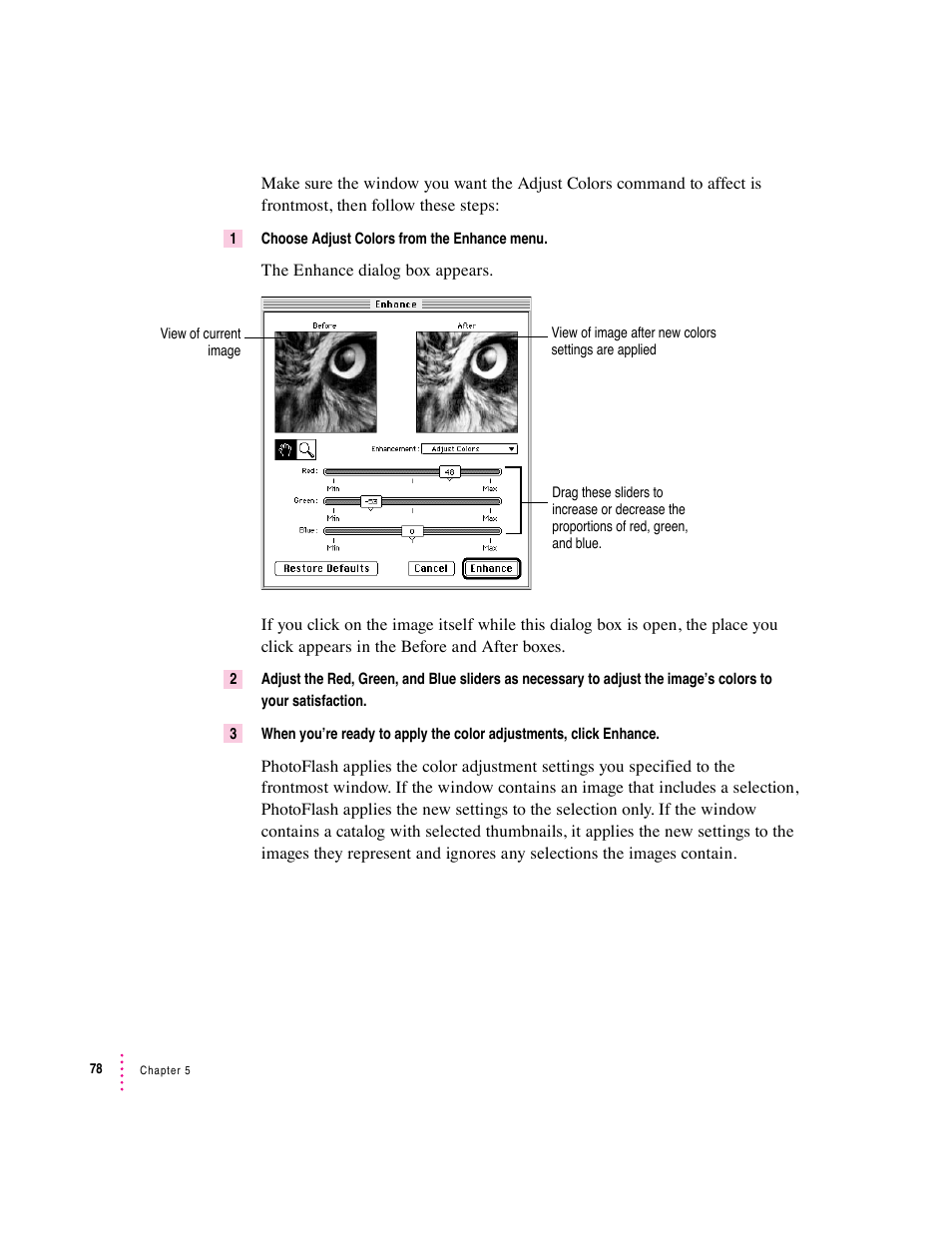 Apple Macintosh PhotoFlash User Manual | Page 88 / 156