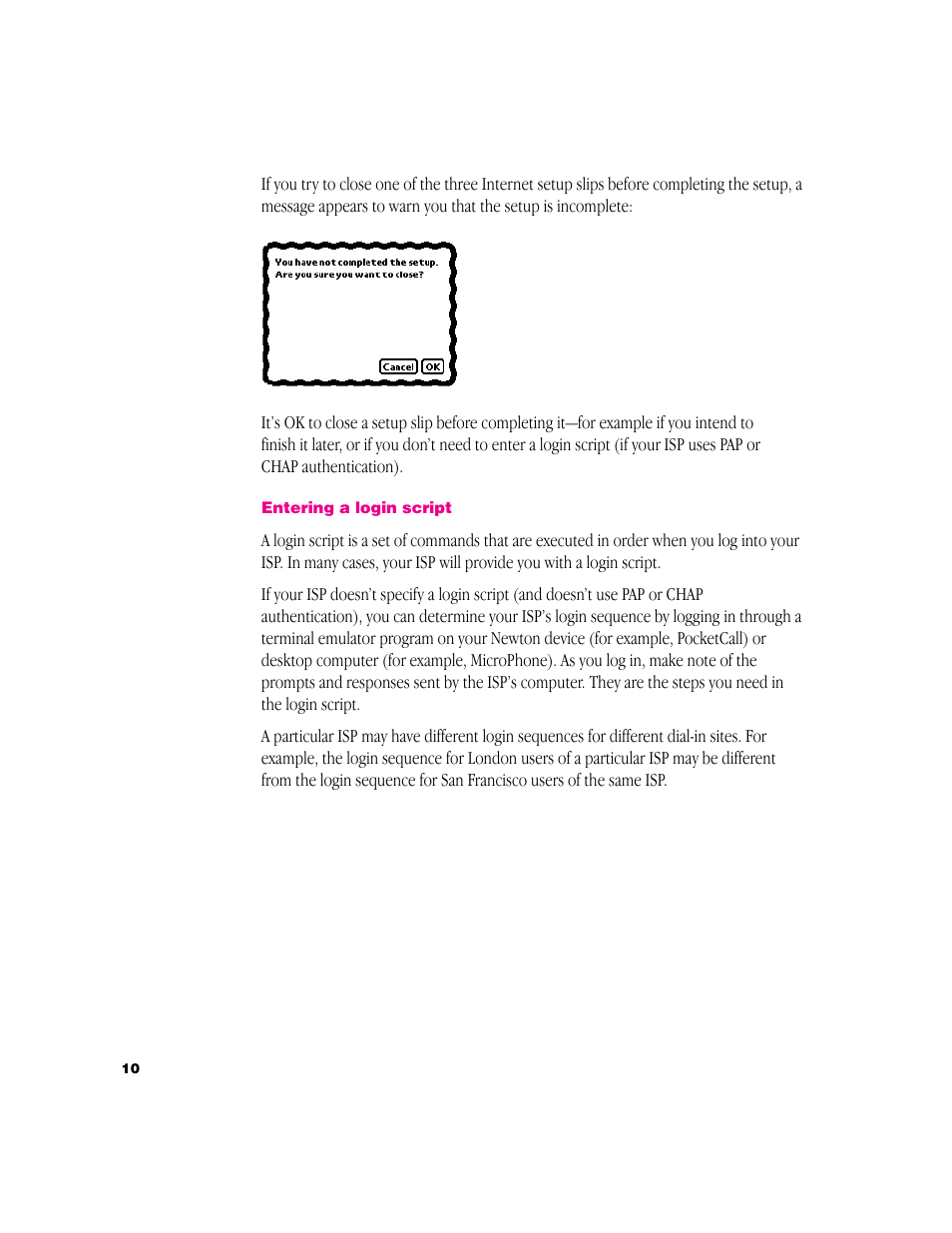 Apple Newton Internet Enabler User Manual | Page 10 / 29