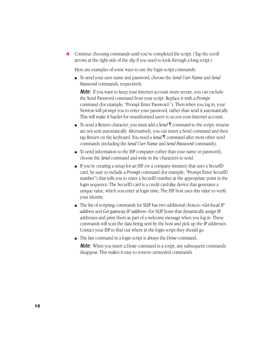 Apple Newton Internet Enabler User Manual | Page 12 / 29