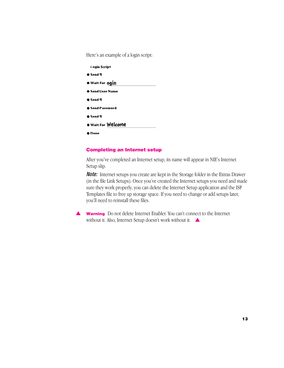 Apple Newton Internet Enabler User Manual | Page 13 / 29