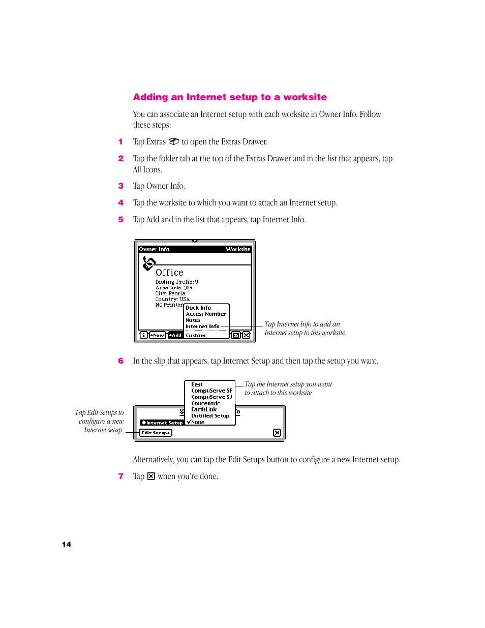 Apple Newton Internet Enabler User Manual | Page 14 / 29