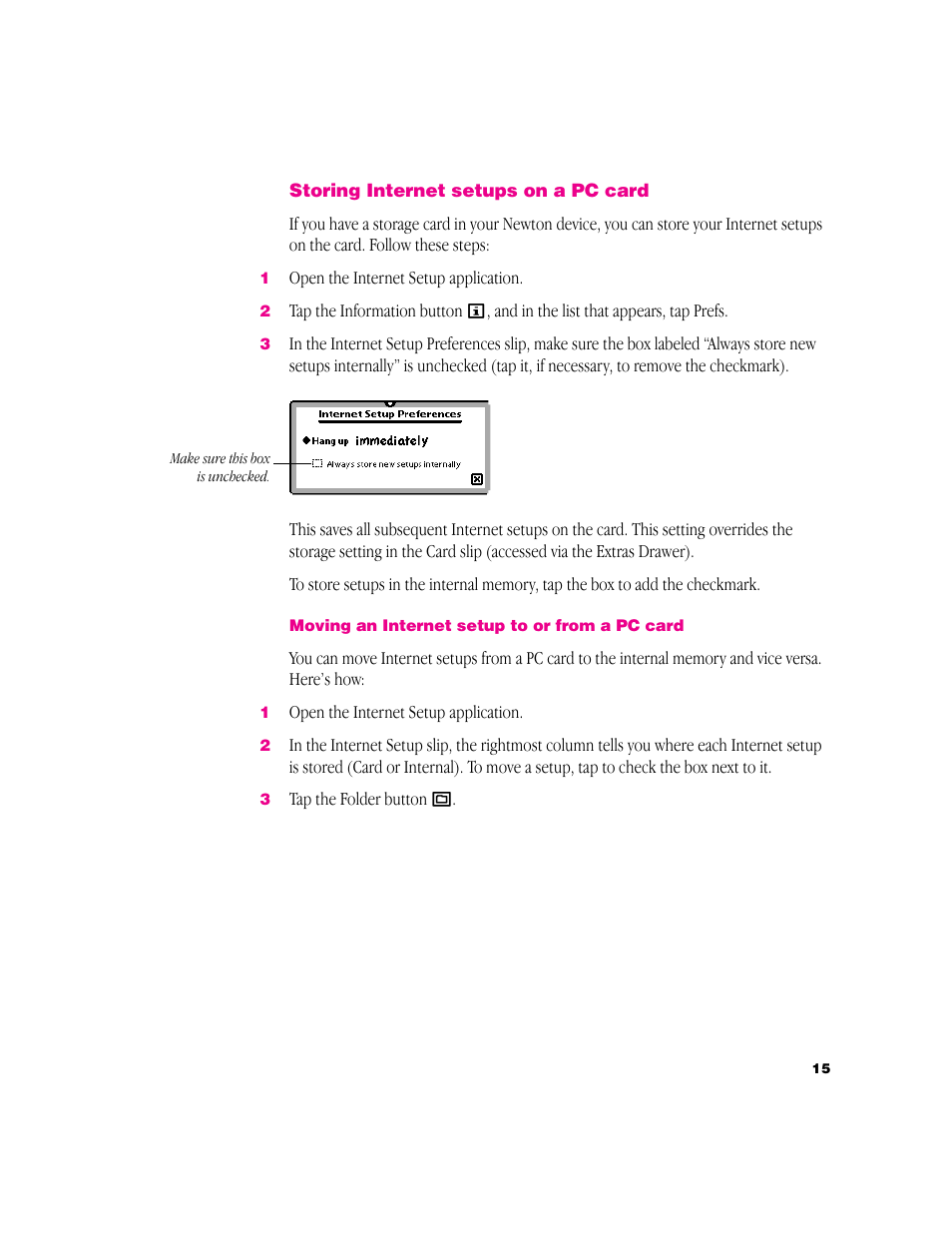 Apple Newton Internet Enabler User Manual | Page 15 / 29