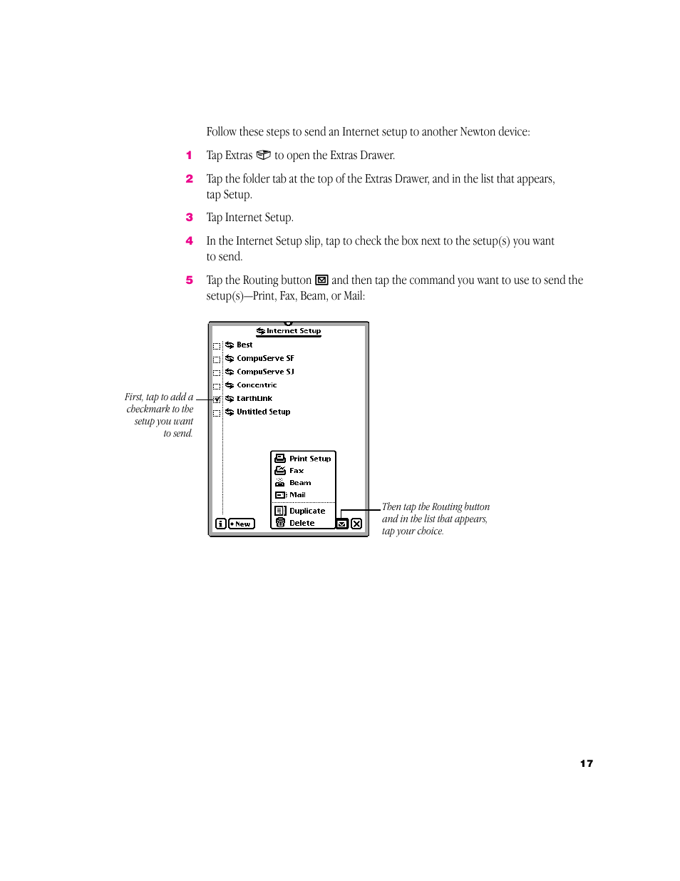 Apple Newton Internet Enabler User Manual | Page 17 / 29