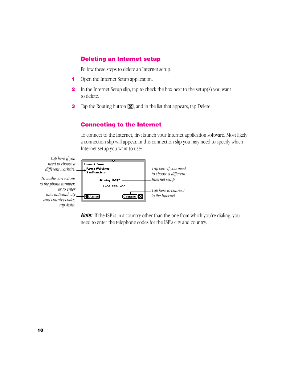 Apple Newton Internet Enabler User Manual | Page 18 / 29