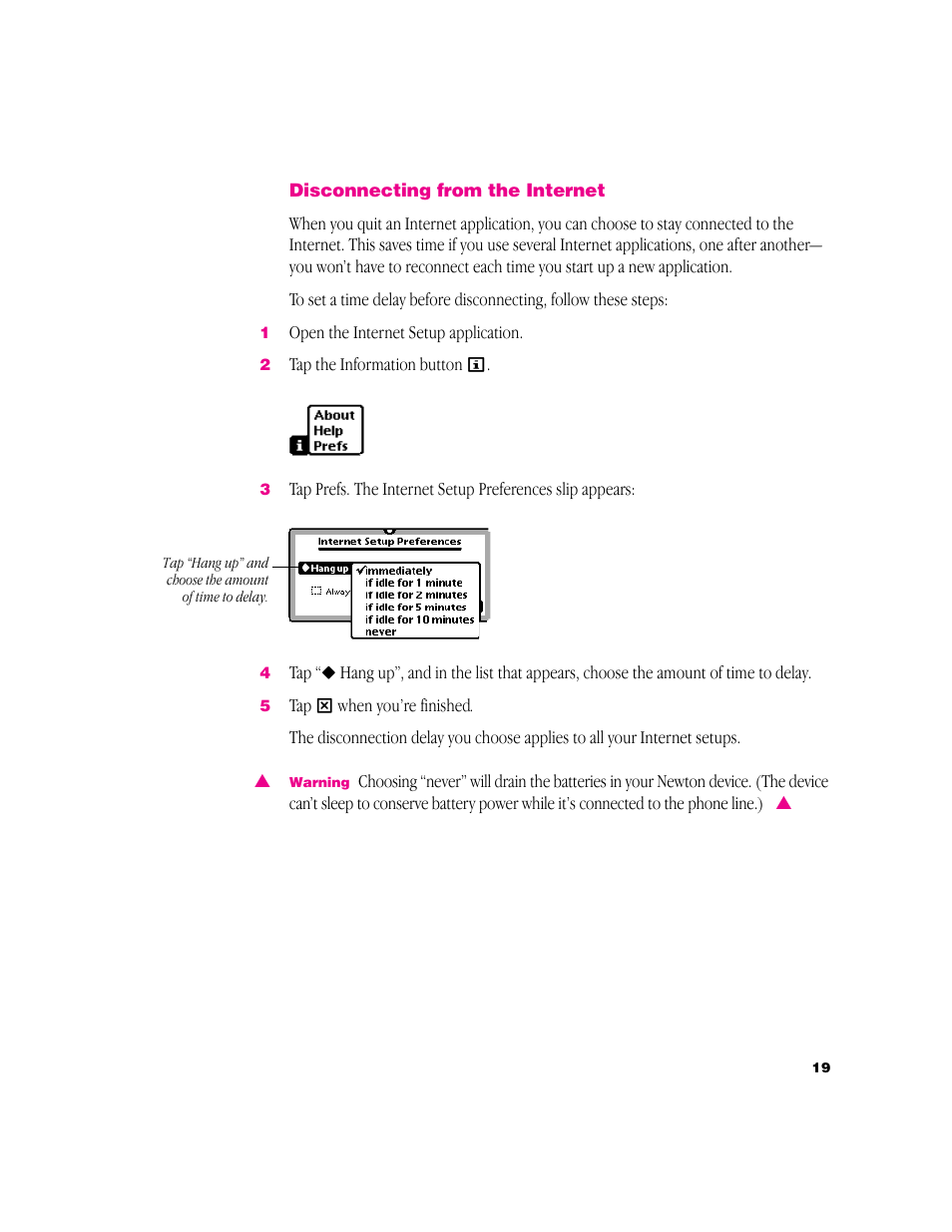 Apple Newton Internet Enabler User Manual | Page 19 / 29