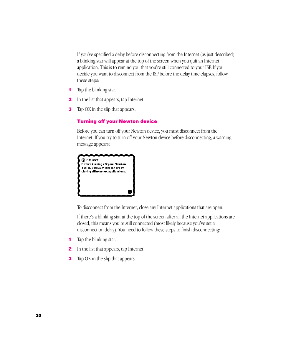Apple Newton Internet Enabler User Manual | Page 20 / 29