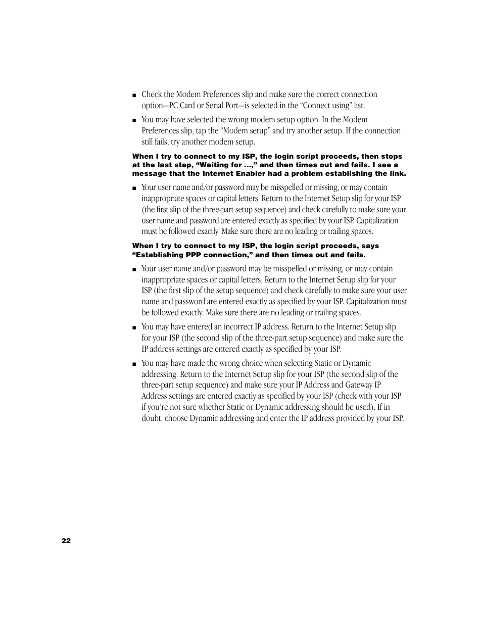 Apple Newton Internet Enabler User Manual | Page 22 / 29