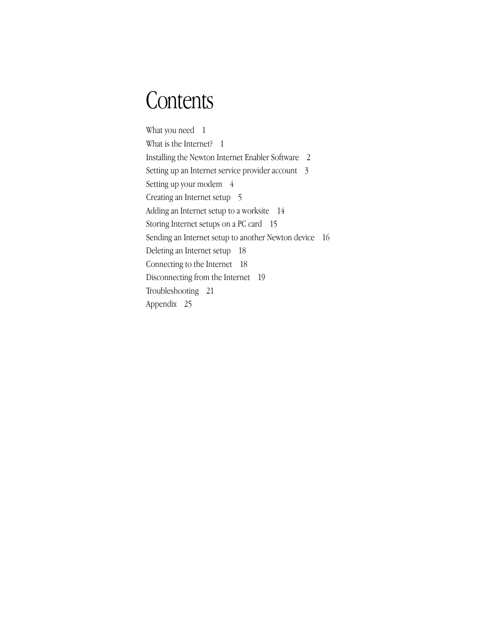 Apple Newton Internet Enabler User Manual | Page 29 / 29