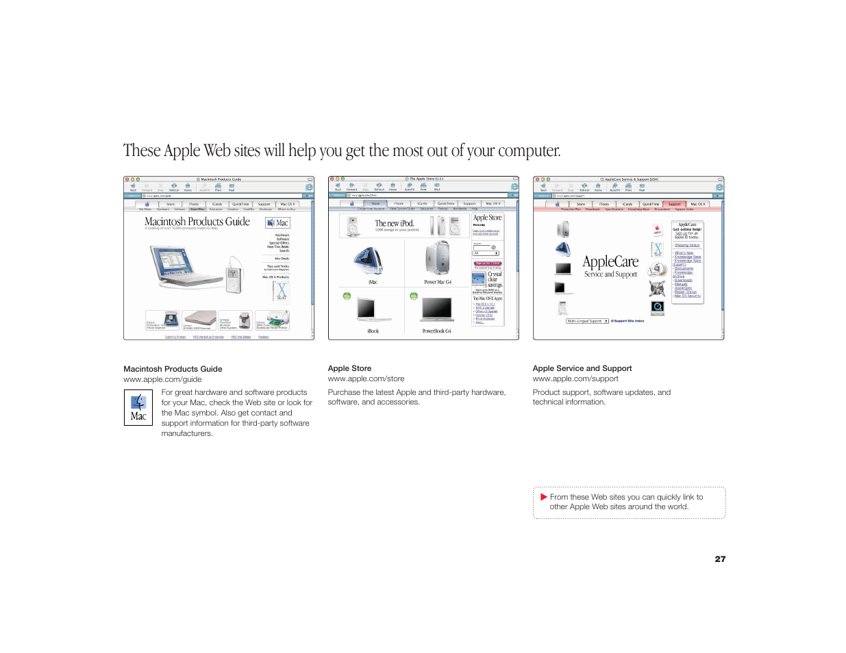 Apple iMac G4 Flat Panel 15-inch (Original) User Manual | Page 28 / 40