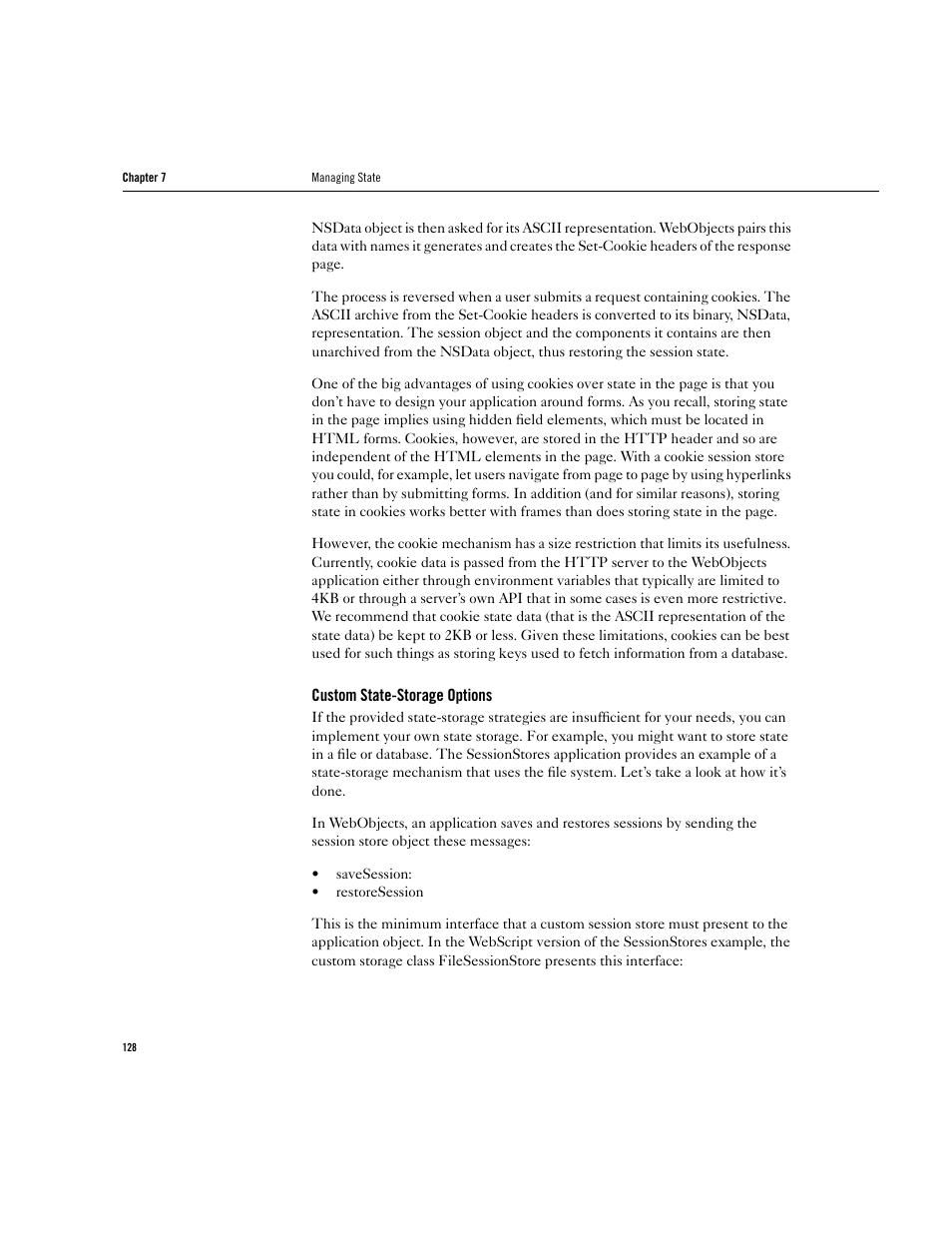 Apple WebObjects 3.5 User Manual | Page 128 / 218