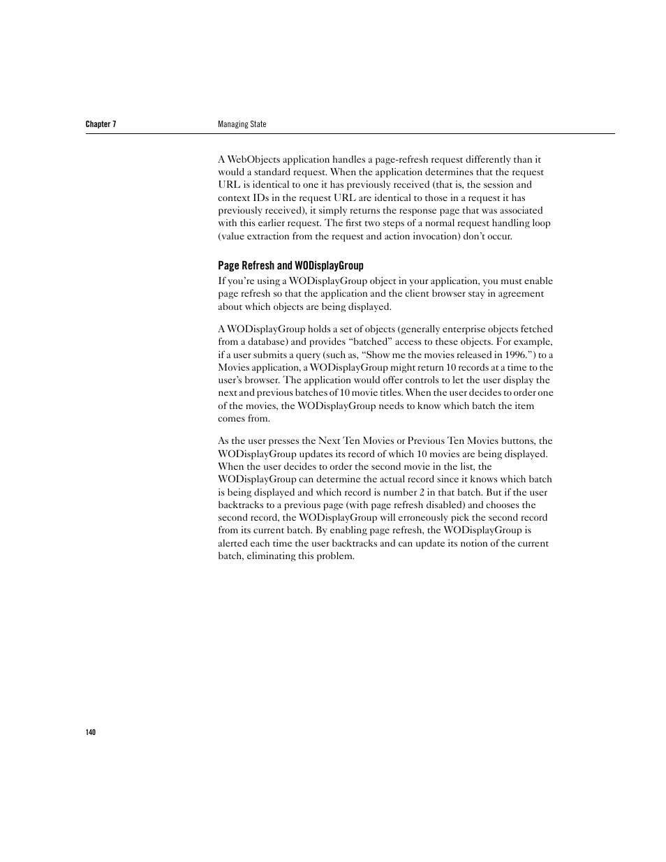 Apple WebObjects 3.5 User Manual | Page 140 / 218
