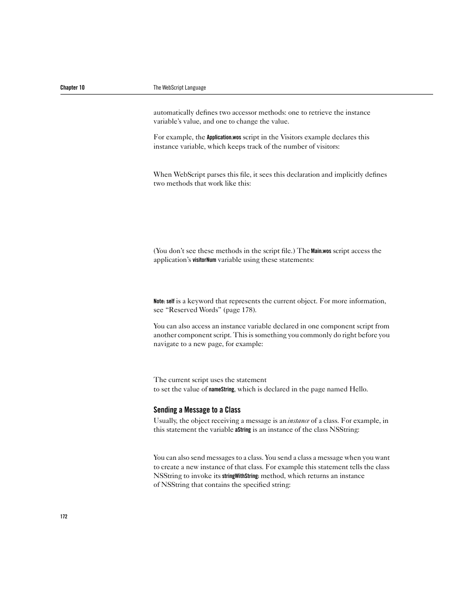 Apple WebObjects 3.5 User Manual | Page 172 / 218