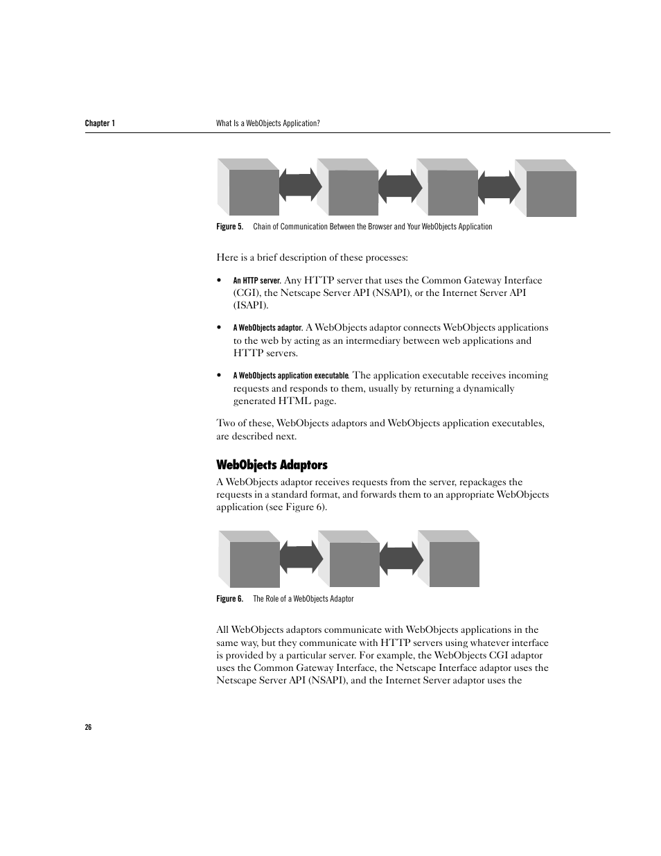 Webobjects adaptors | Apple WebObjects 3.5 User Manual | Page 26 / 218