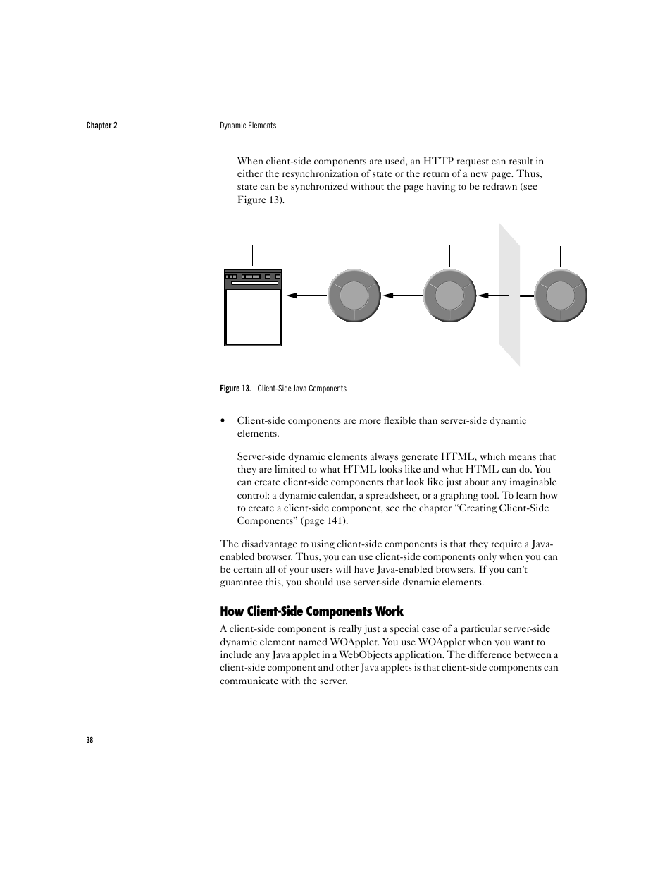 How client-side components work | Apple WebObjects 3.5 User Manual | Page 38 / 218