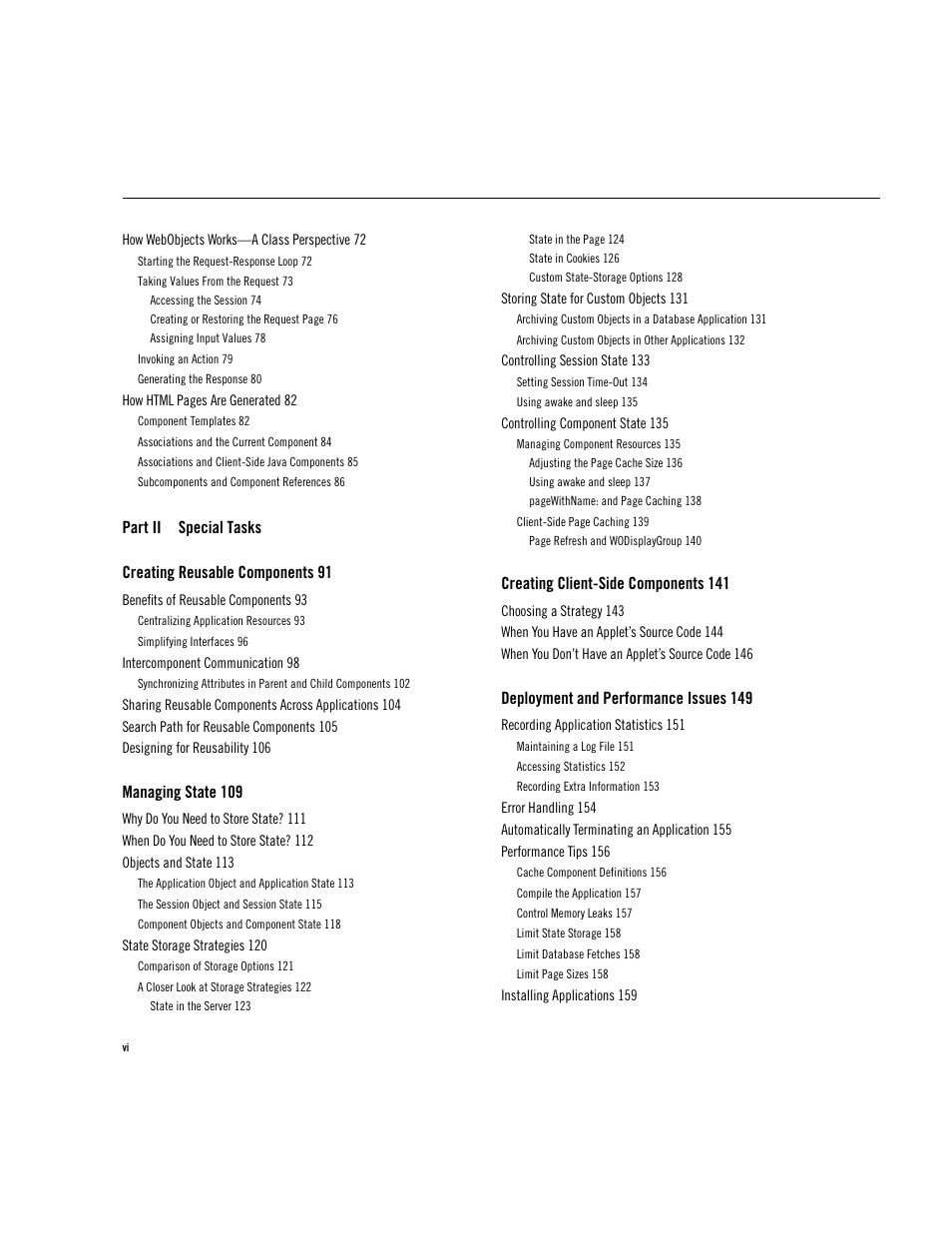 Apple WebObjects 3.5 User Manual | Page 6 / 218