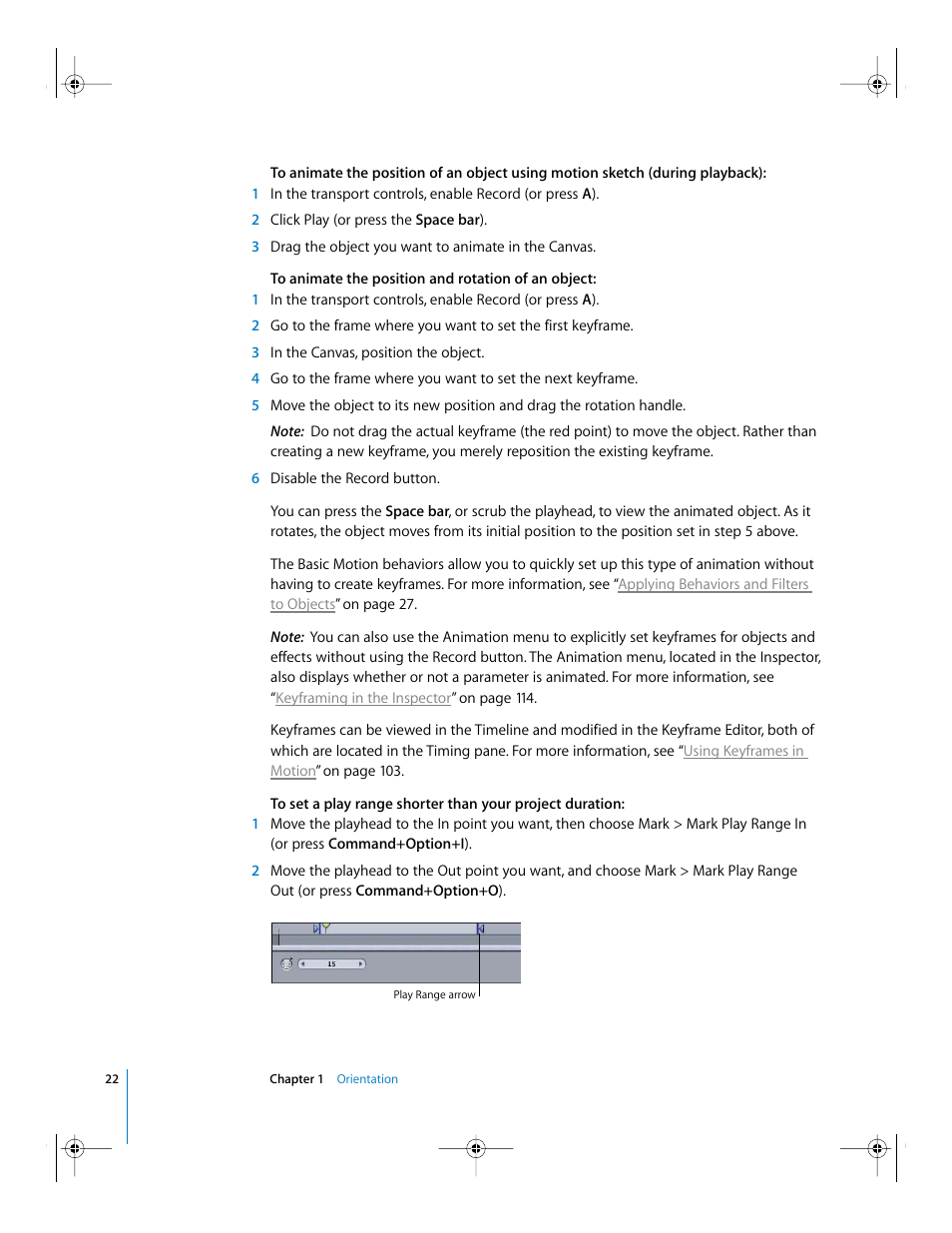 Apple Motion 2 Getting Started User Manual | Page 22 / 168