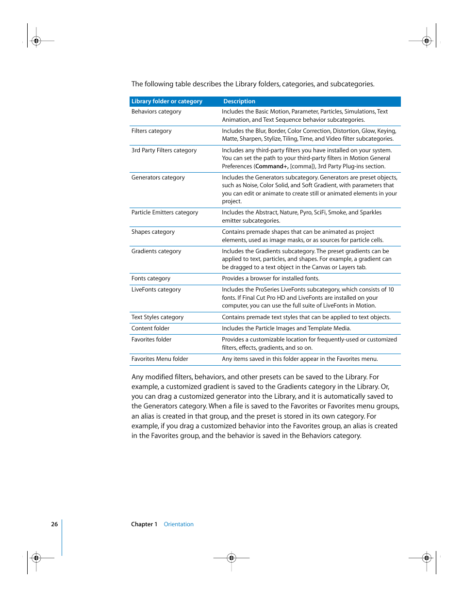 Apple Motion 2 Getting Started User Manual | Page 26 / 168