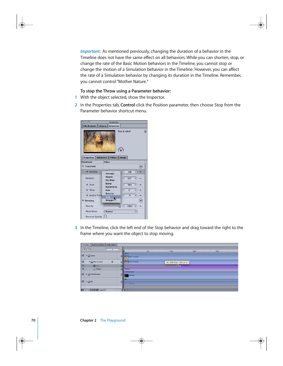 Apple Motion 2 Getting Started User Manual | Page 70 / 168