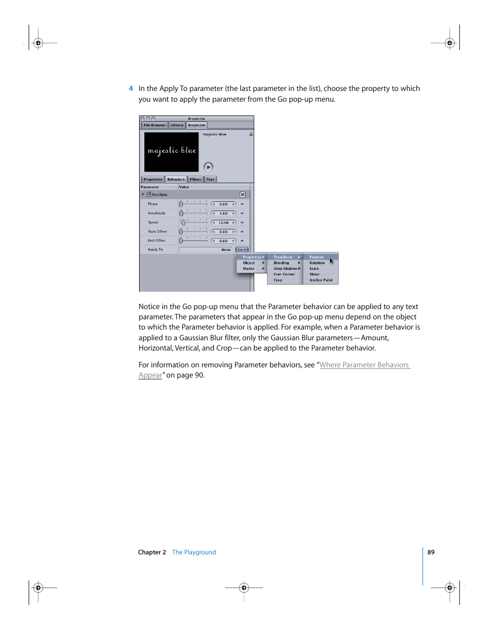 Apple Motion 2 Getting Started User Manual | Page 89 / 168