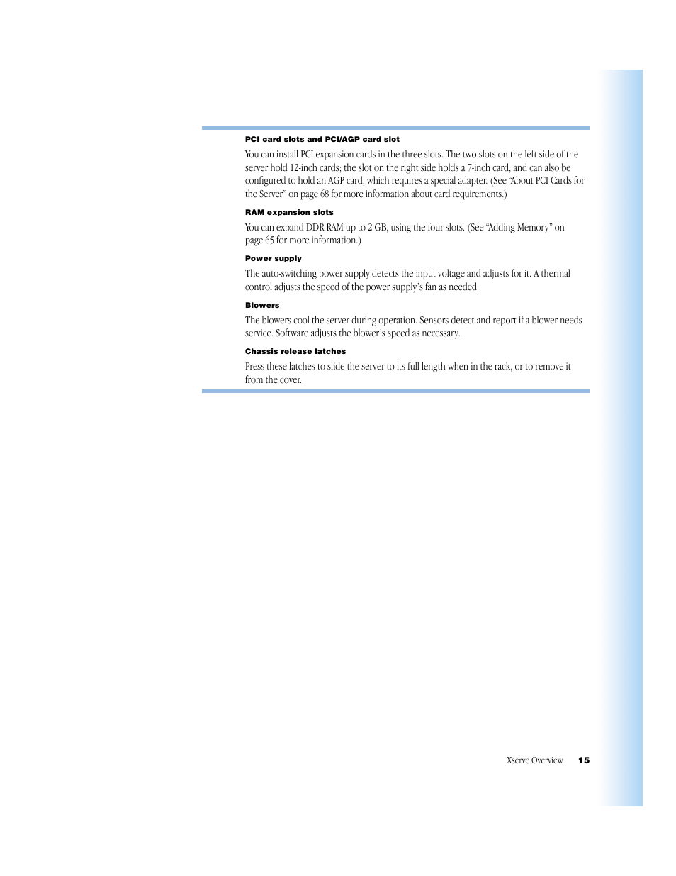 Apple Xserve (Slot Load) User Manual | Page 15 / 88