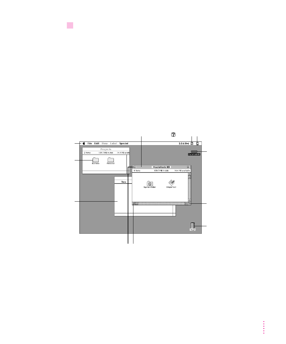 Reviewing the basics 13, Reviewing the basics | Apple Macintosh LC 630 User Manual | Page 21 / 117