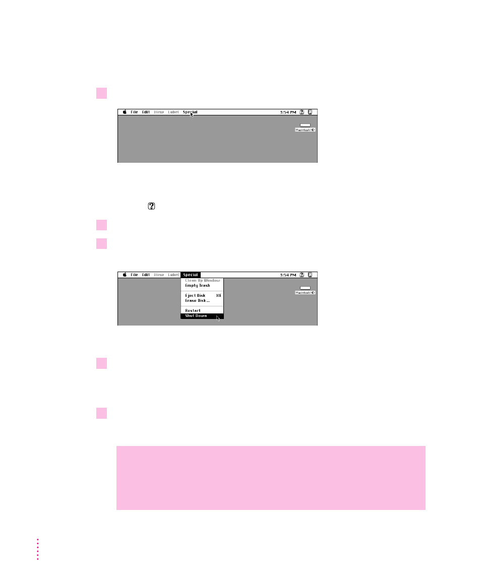 Turning the computer off 14, Turning the computer off | Apple Macintosh LC 630 User Manual | Page 22 / 117