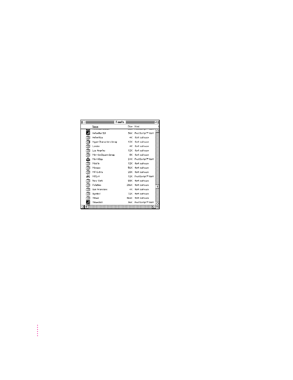 Where fonts are stored | Apple Color StyleWriter 1500 User Manual | Page 94 / 144