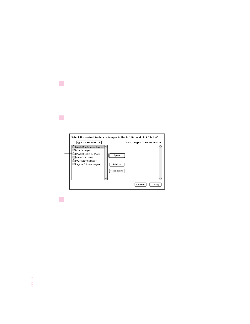 Making individual disks | Apple Macintosh PowerBook 190 Series User Manual | Page 24 / 181