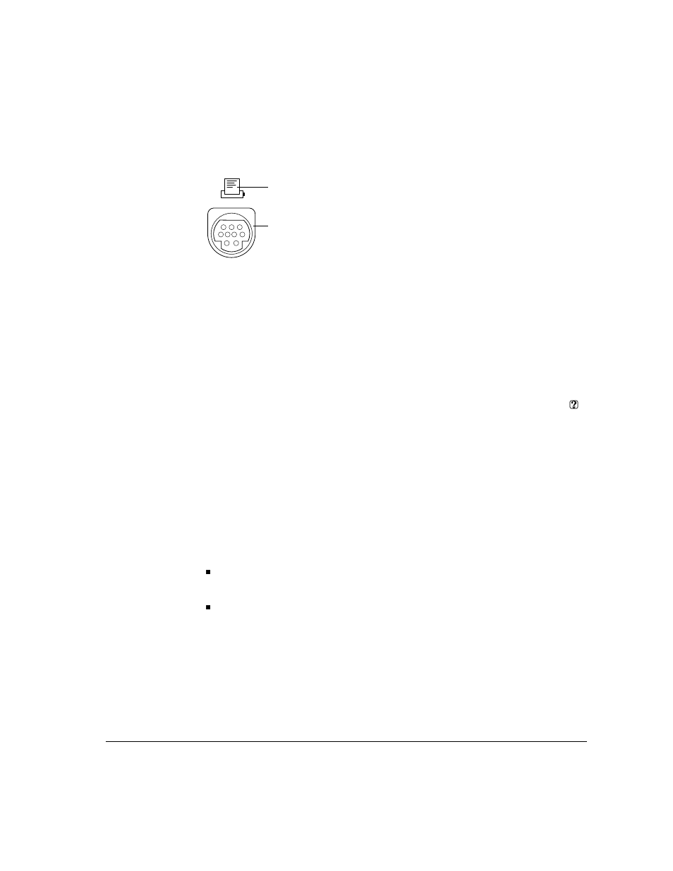Connecting a printer, Connecting an additional monitor | Apple Workgroup Server 9150/120 User Manual | Page 65 / 154