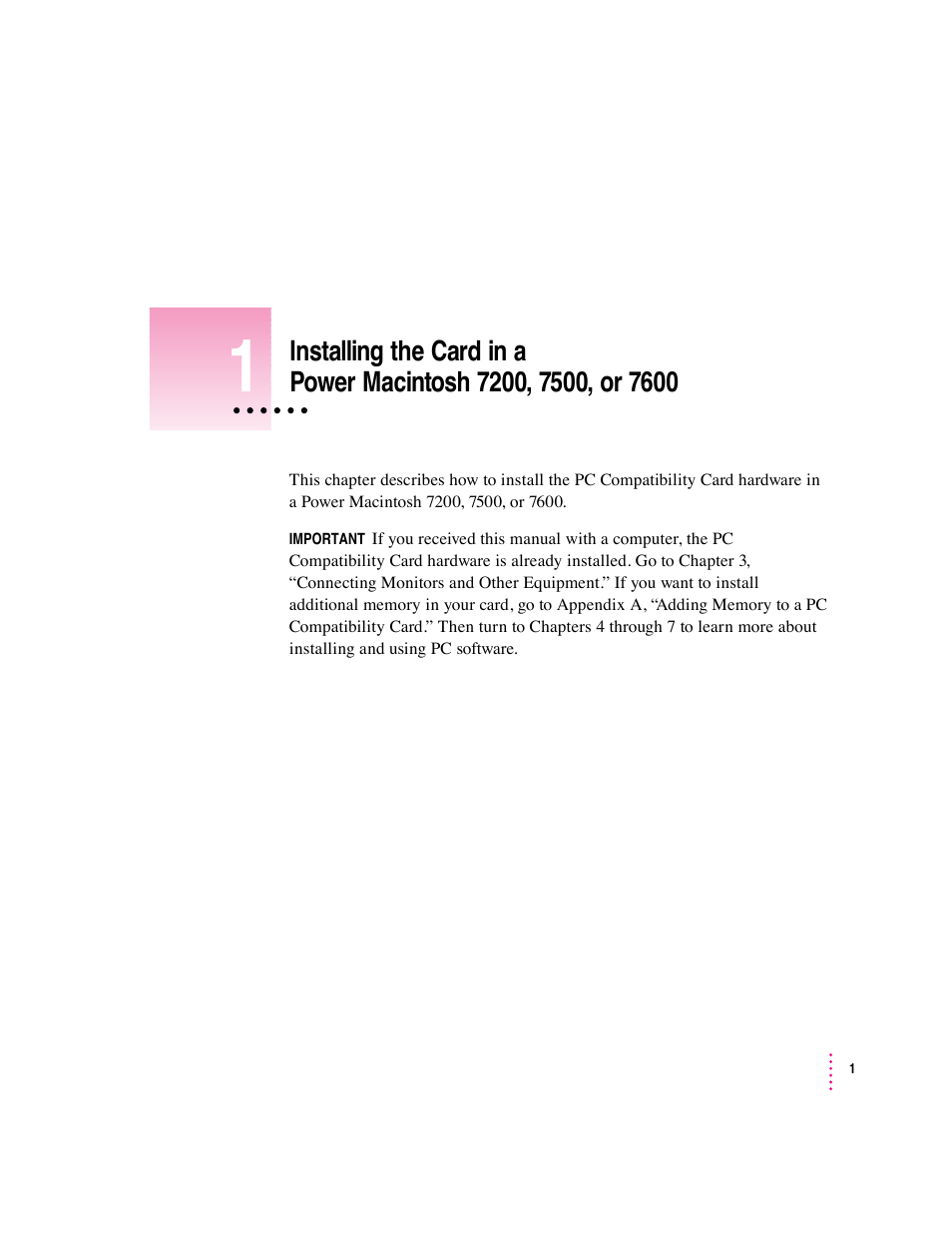 Apple PC Compatibility Card 12-inch card User Manual | Page 15 / 222