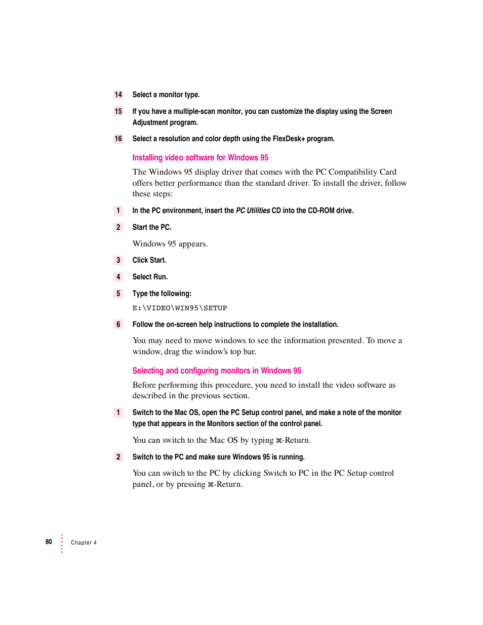 Apple PC Compatibility Card 12-inch card User Manual | Page 94 / 222