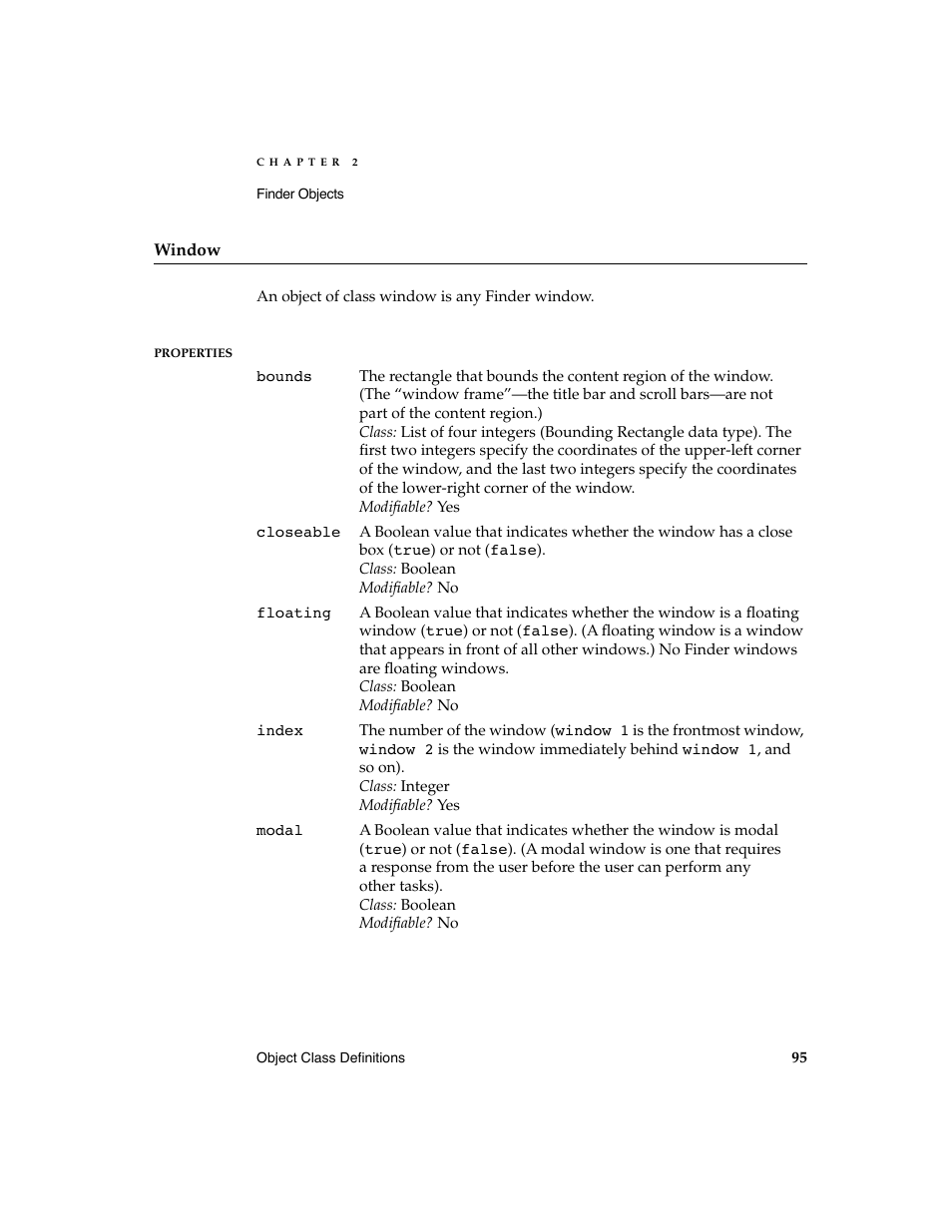 Apple AppleScript Finder Guide User Manual | Page 107 / 168