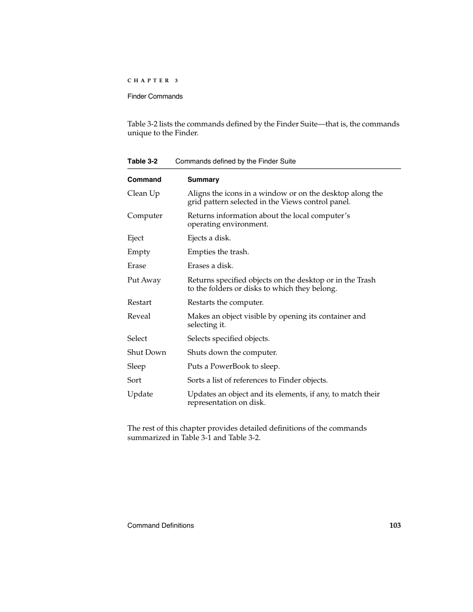 Apple AppleScript Finder Guide User Manual | Page 115 / 168