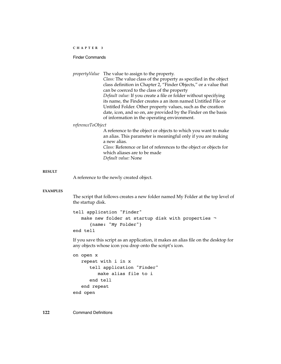 Apple AppleScript Finder Guide User Manual | Page 134 / 168