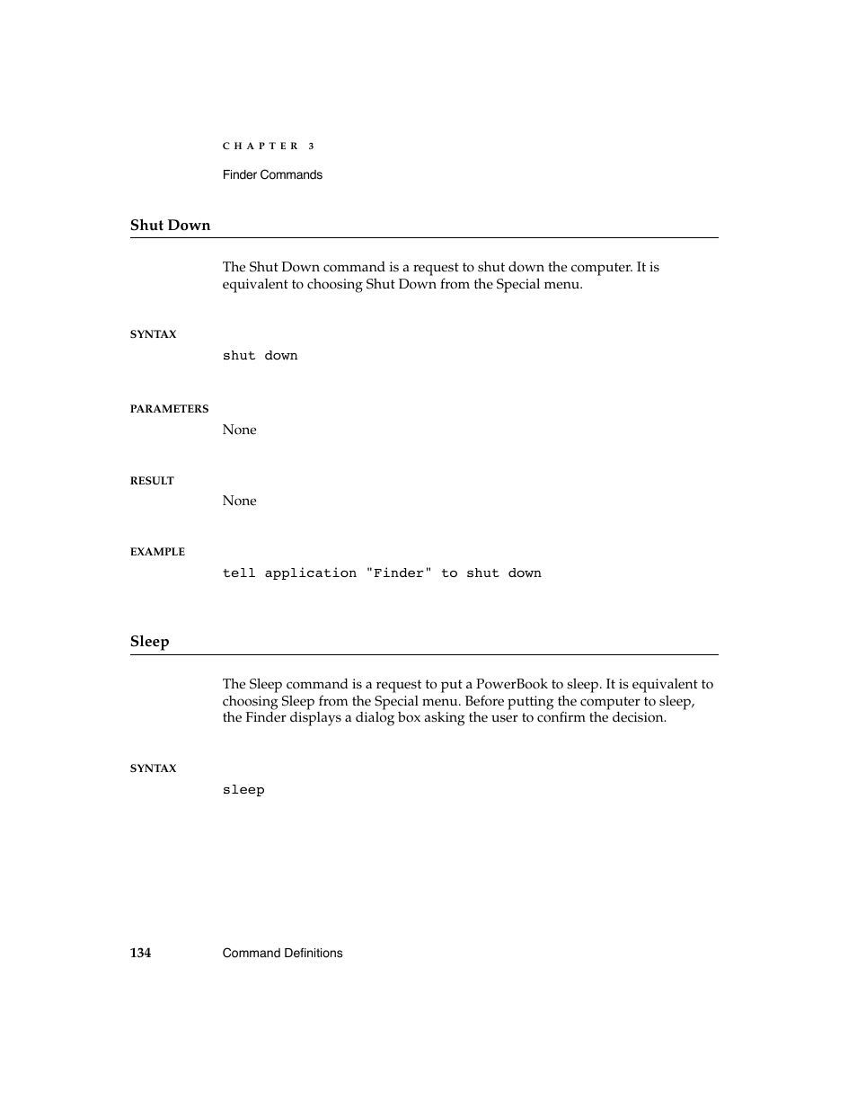 Apple AppleScript Finder Guide User Manual | Page 146 / 168