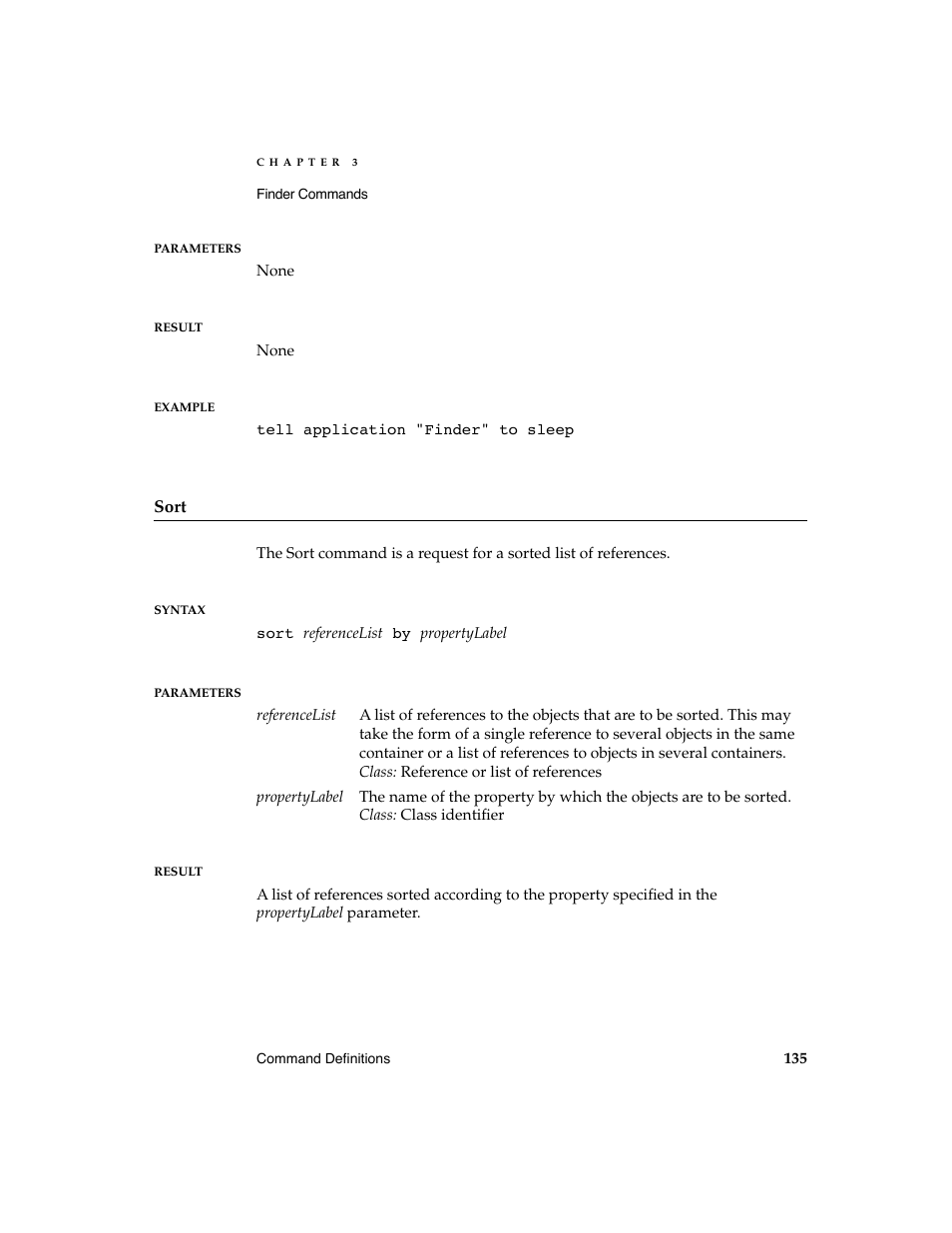Apple AppleScript Finder Guide User Manual | Page 147 / 168