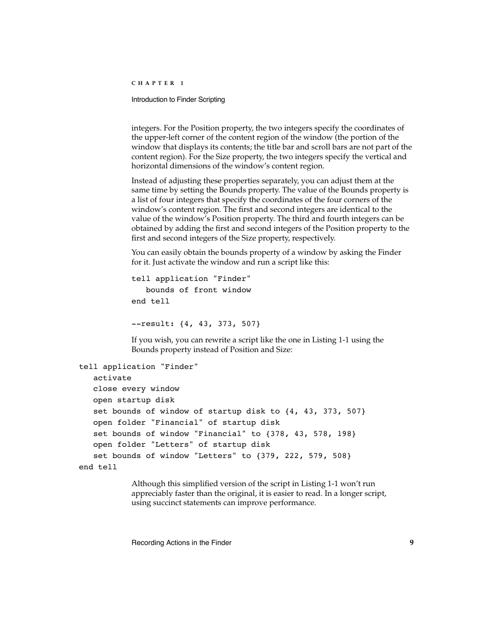 Apple AppleScript Finder Guide User Manual | Page 21 / 168