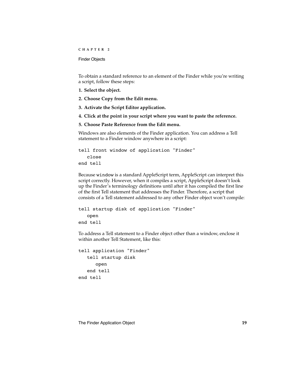 Apple AppleScript Finder Guide User Manual | Page 31 / 168