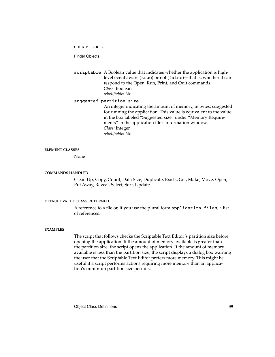 Apple AppleScript Finder Guide User Manual | Page 51 / 168