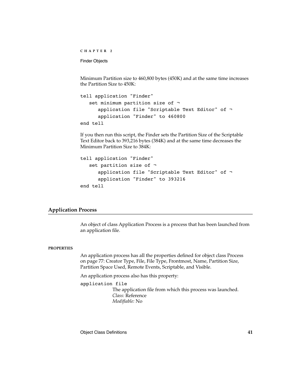 Apple AppleScript Finder Guide User Manual | Page 53 / 168