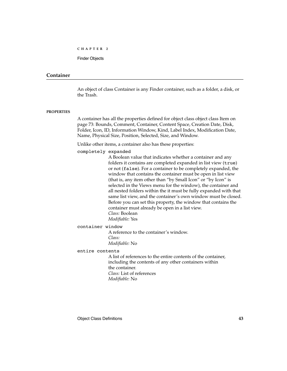 Apple AppleScript Finder Guide User Manual | Page 55 / 168