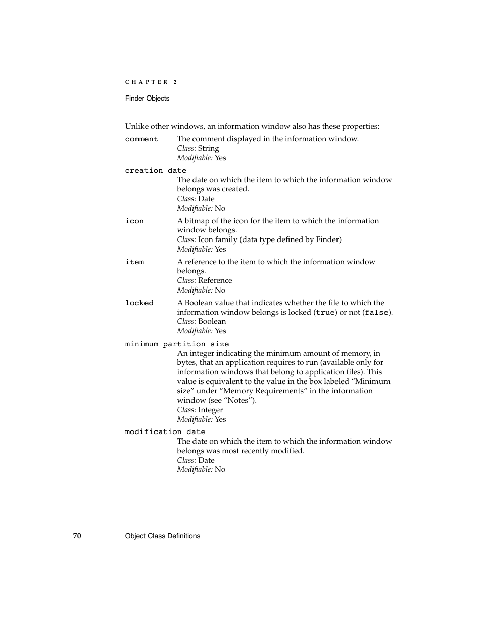 Apple AppleScript Finder Guide User Manual | Page 82 / 168