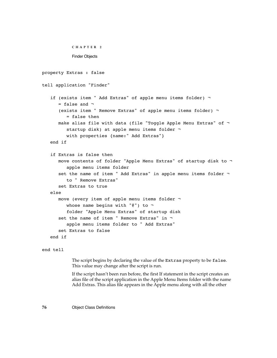 Apple AppleScript Finder Guide User Manual | Page 88 / 168