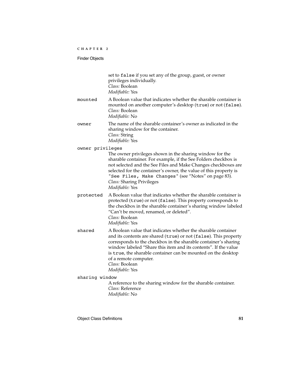 Apple AppleScript Finder Guide User Manual | Page 93 / 168