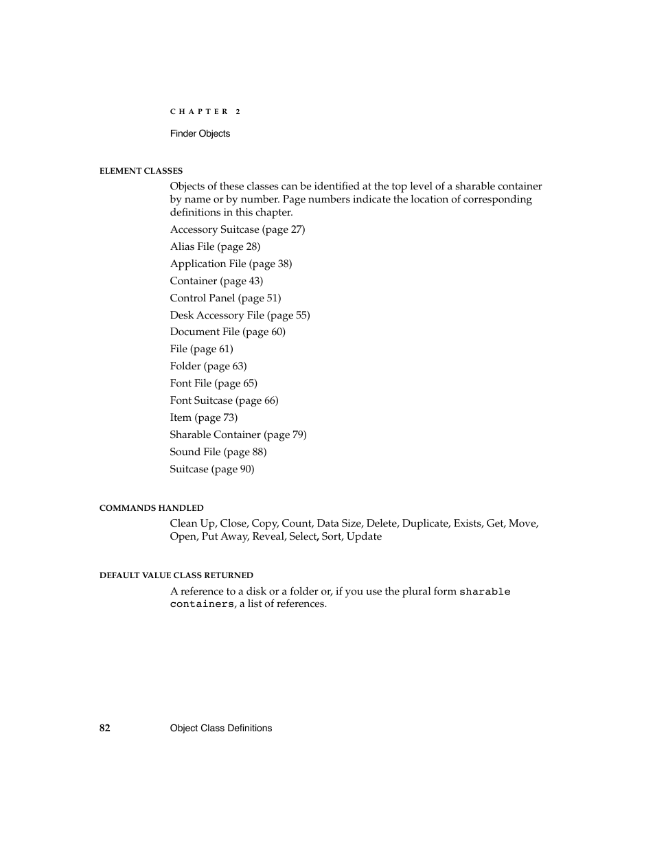 Apple AppleScript Finder Guide User Manual | Page 94 / 168