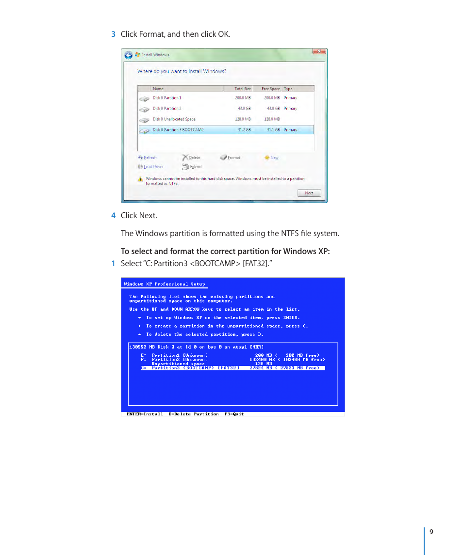 Apple Boot Camp Mac OS X v10.6 Snow Leopard User Manual | Page 9 / 18