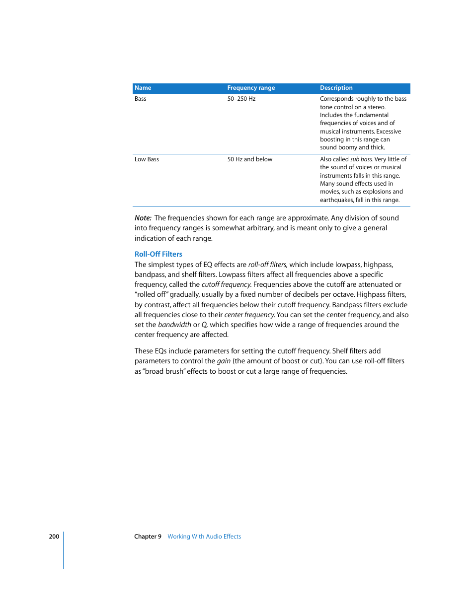 Apple Soundtrack Pro User Manual | Page 200 / 311