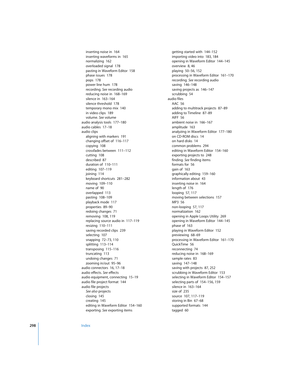 Apple Soundtrack Pro User Manual | Page 298 / 311
