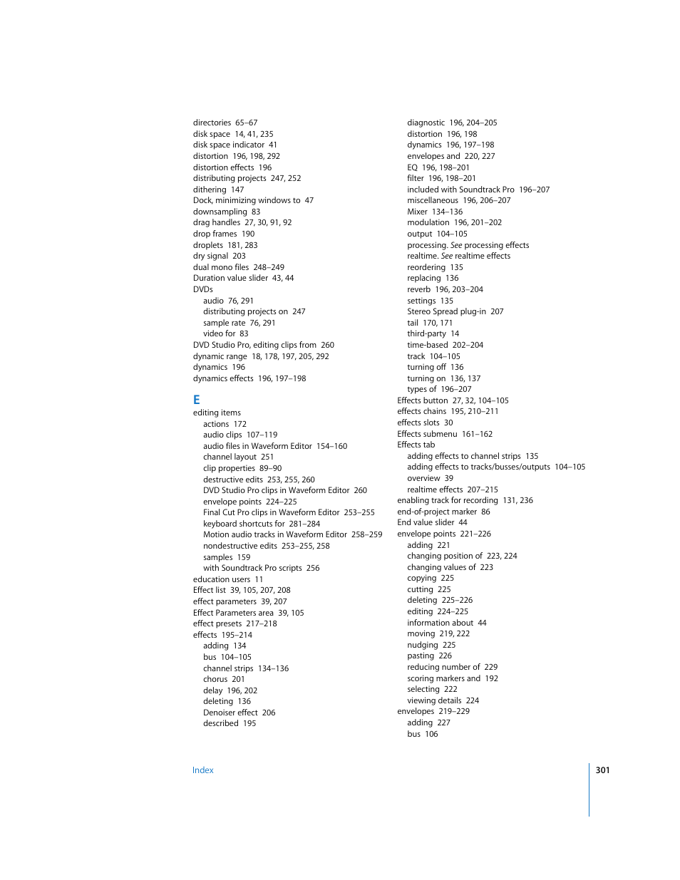 Apple Soundtrack Pro User Manual | Page 301 / 311