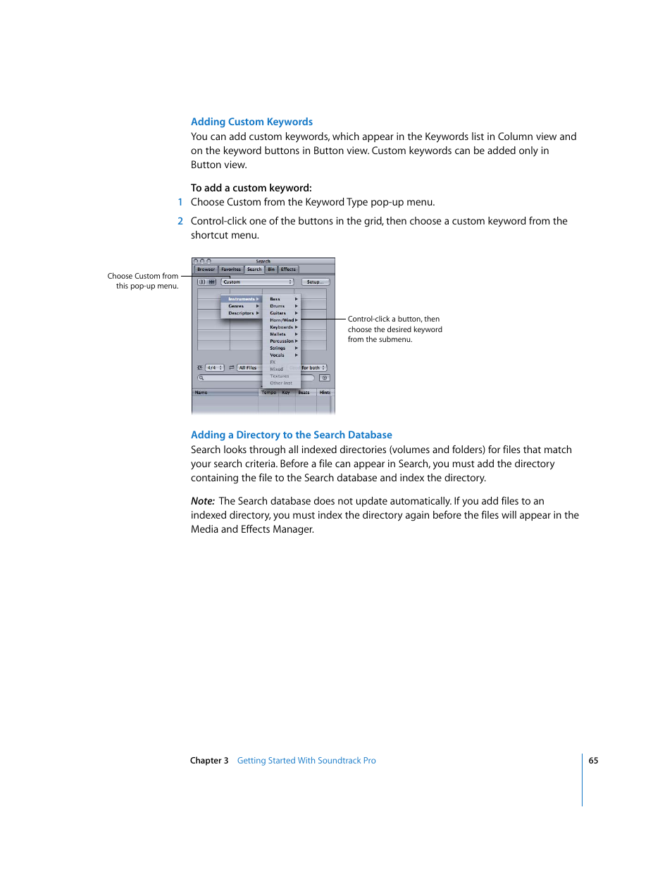 Apple Soundtrack Pro User Manual | Page 65 / 311